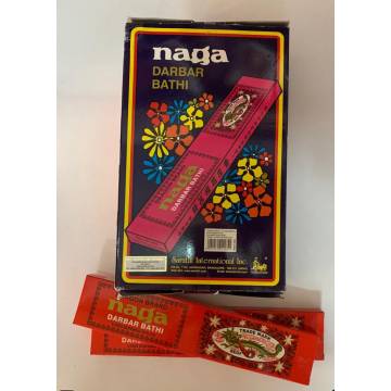 Naga Darbar Bathi Incense Joss Sticks (x12 boxes) - 印度香