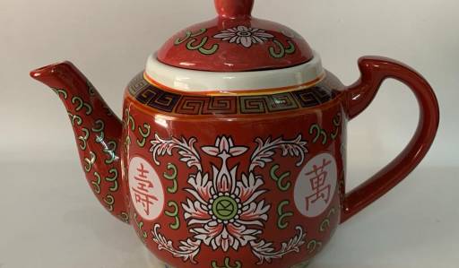 Offering Tea Pot (Longevity) - 敬神茶壶(万寿无疆)